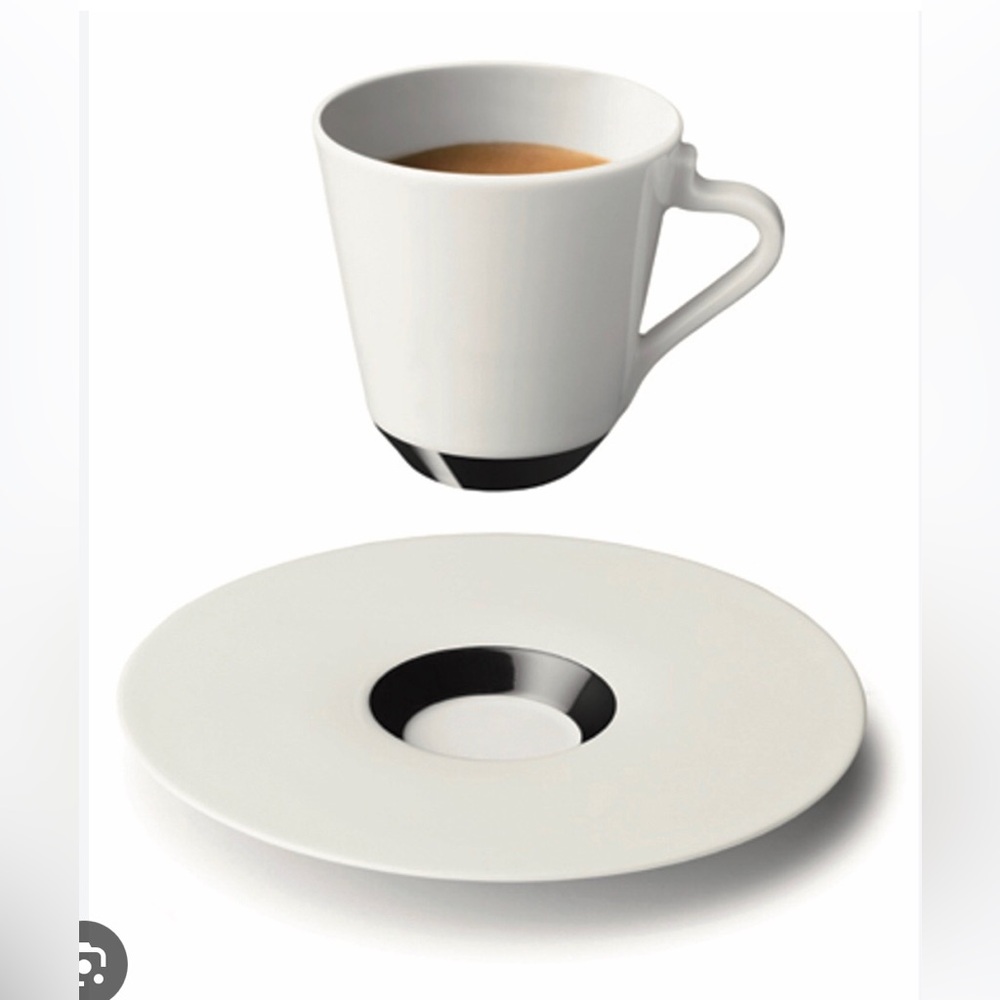 NESPRESSO x ANDREE PUTMAN Ritual Collection Cup & Saucer Set French Minimalist